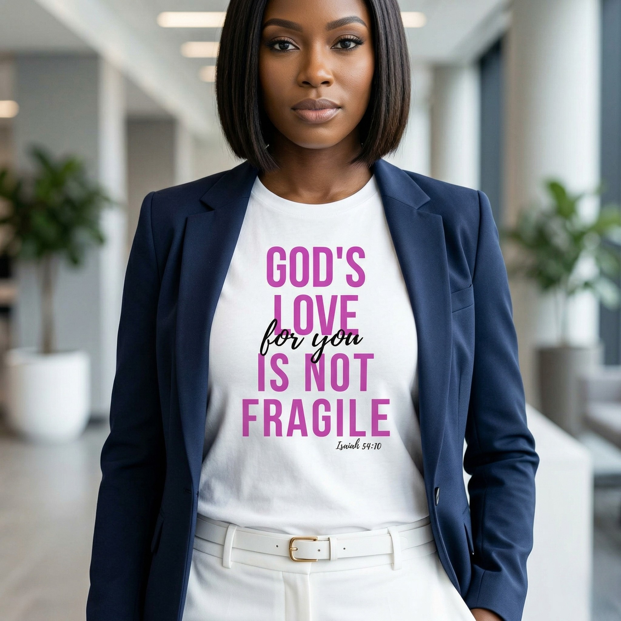 God's Love Is Not Fragile- premium tee