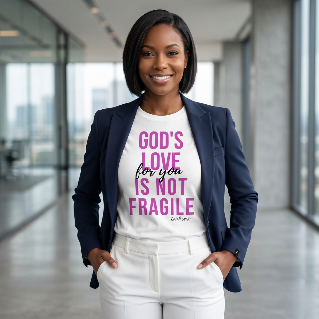 God's Love Is Not Fragile- premium tee