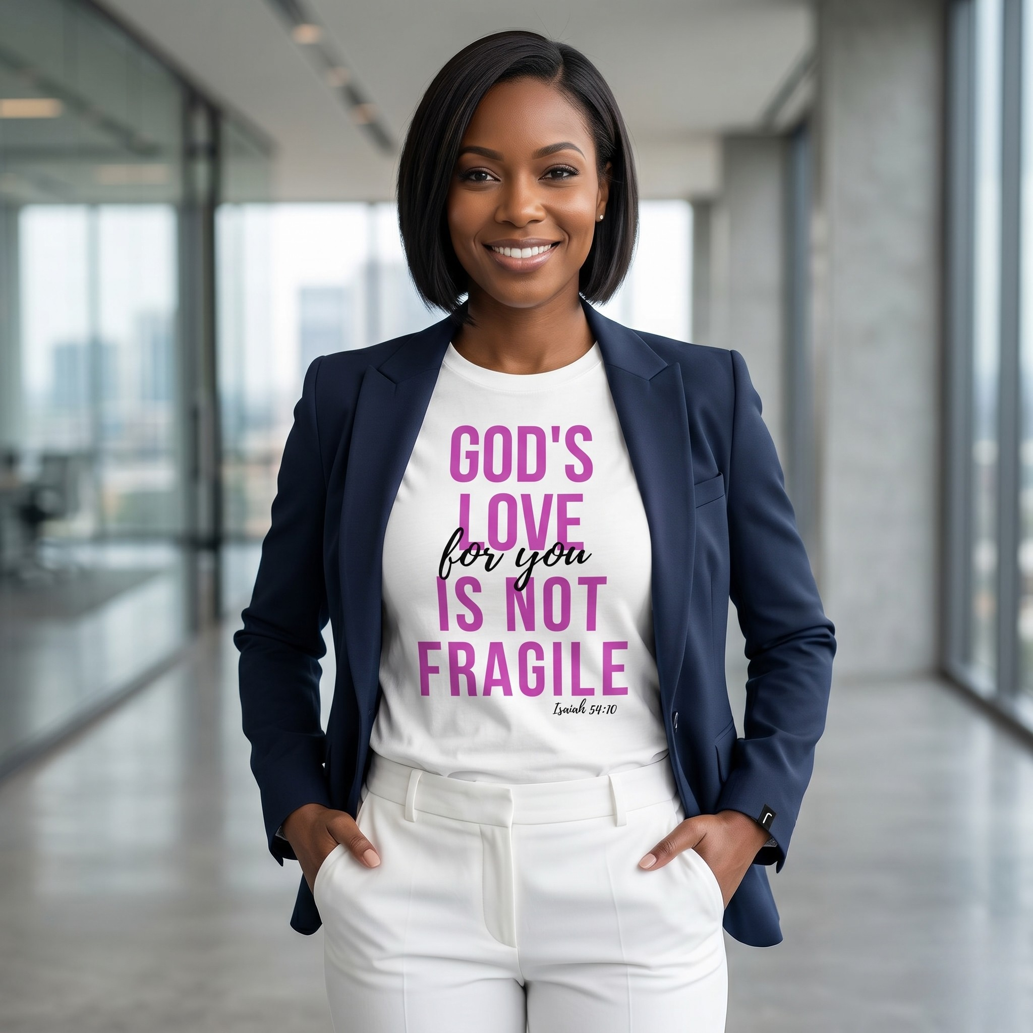 God's Love Is Not Fragile- premium tee