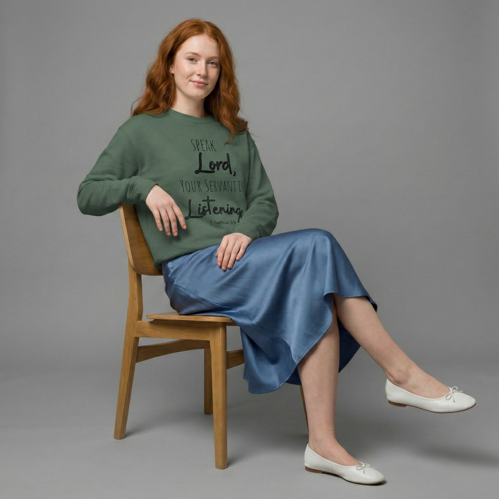 Speak Lord- garment-dyed sweatshirt