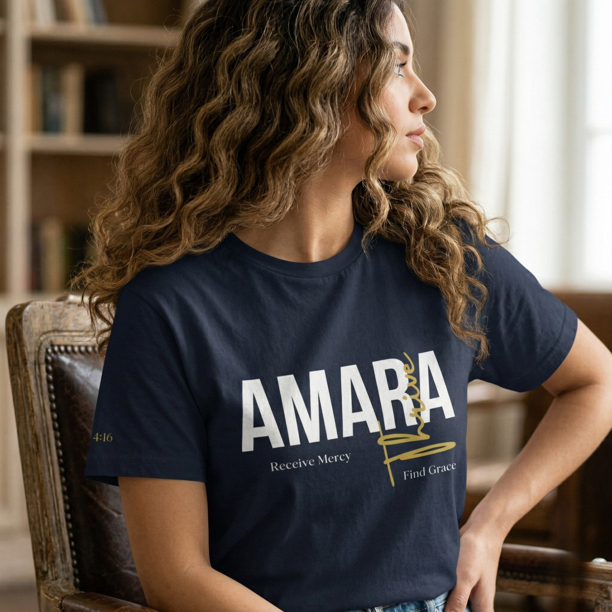 AmaraThrive- fine jersey tee