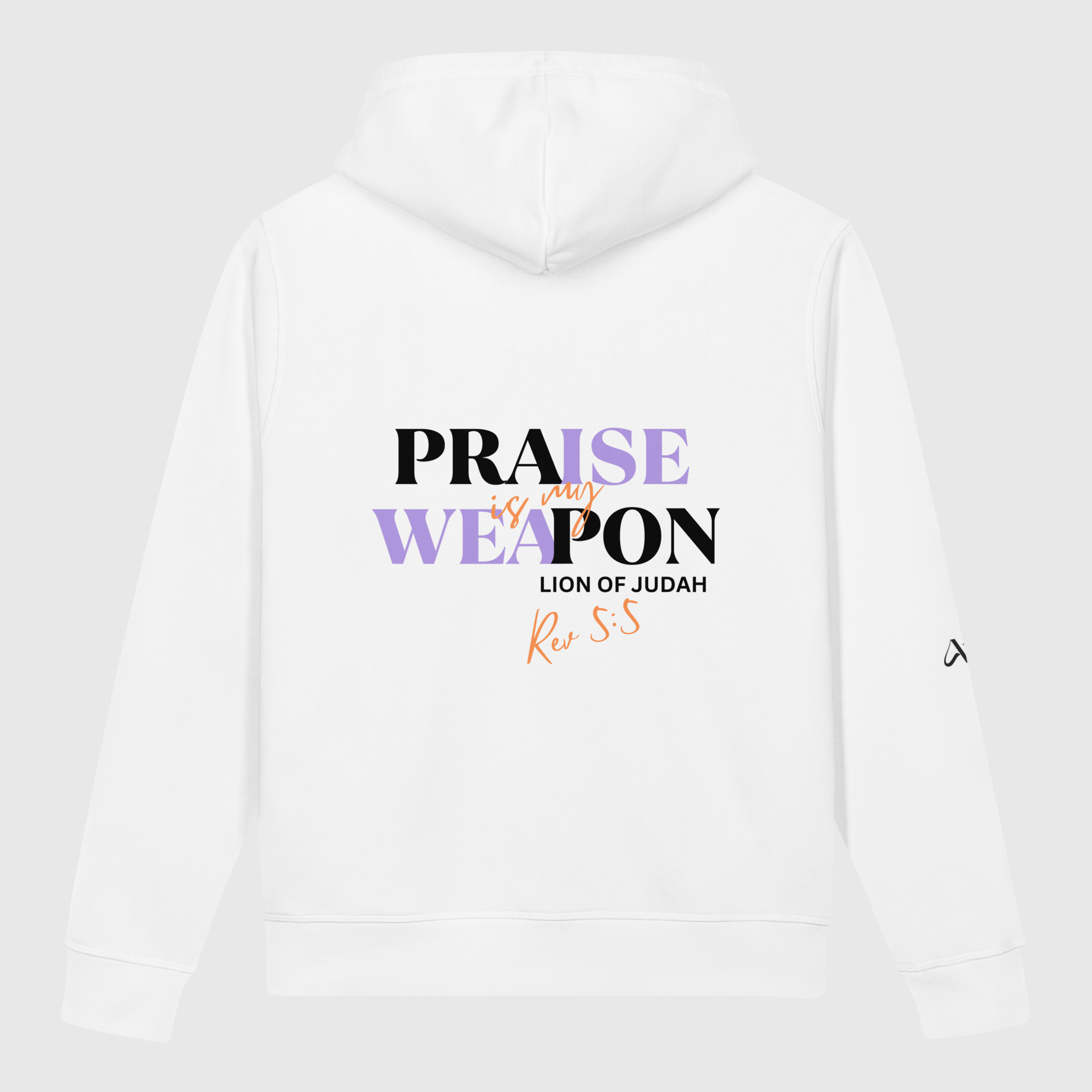 Praise is My Weapon- organic side pocket hoodie